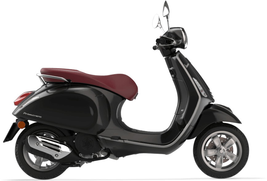 Primavera 150 3v Black 00 - Vespa Primavera Abs 2018 Clipart (1000x730), Png Download