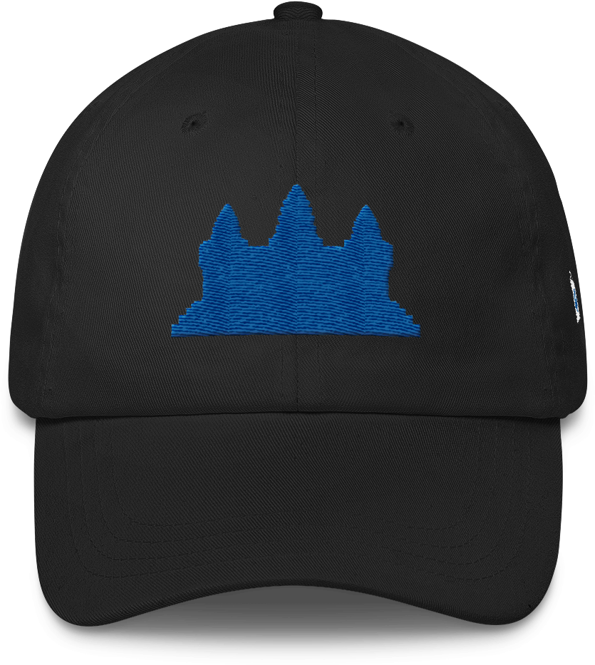 Classic Dad Hat/cap Blue Angkor Wat - Hat Clipart (1000x1000), Png Download