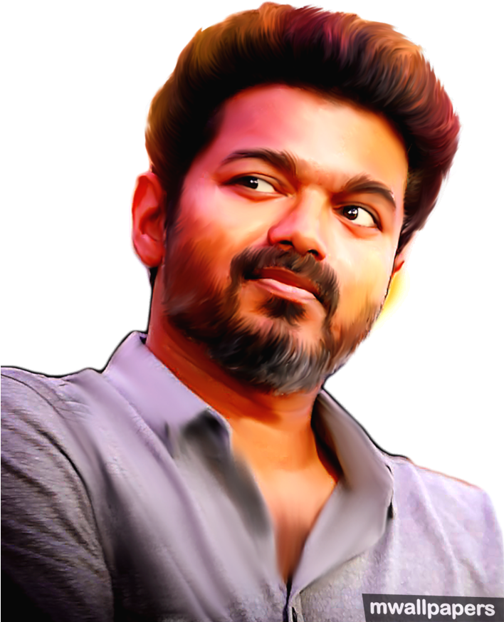 Vijay Hd Photos & Wallpapers - 1080p Vijay Hd Png Clipart (707x943), Png Download