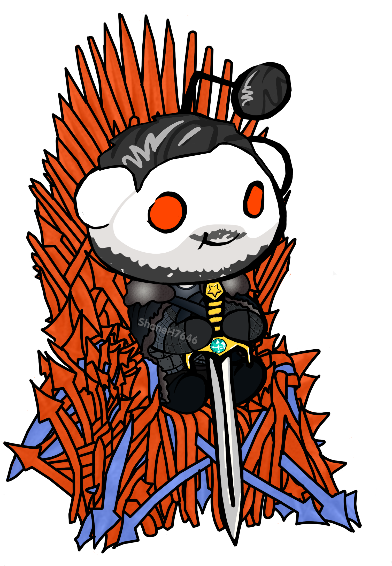You Know Nothing, Jon Snoo - Illustration Clipart (1610x2188), Png Download
