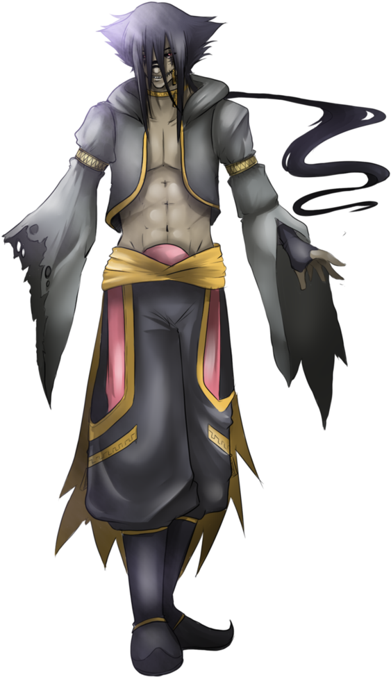 Fauros, Banette Gijinka - Cartoon Clipart (752x1063), Png Download