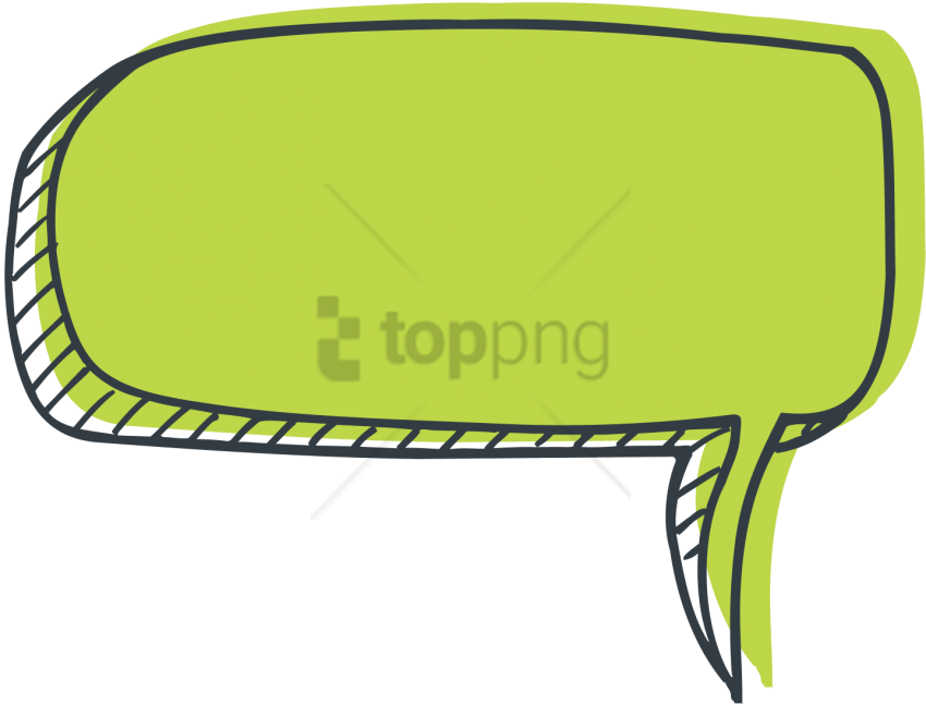 Free Png Speech Bubble Green Png Images Transparent - Cool Speech Bubbles Png Clipart (850x646), Png Download