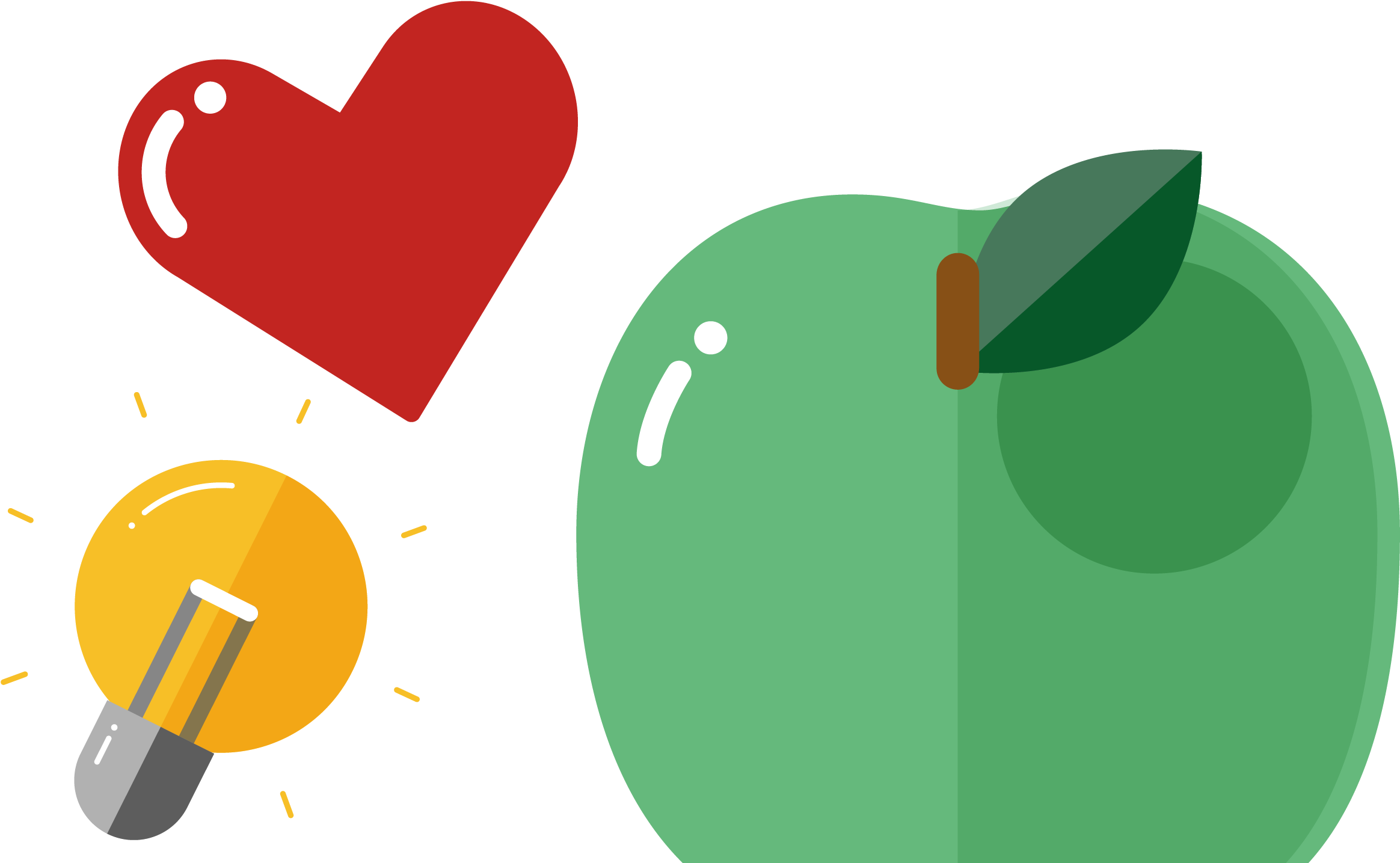 Top Tips On Feeling Good - Heart Clipart (2474x1458), Png Download