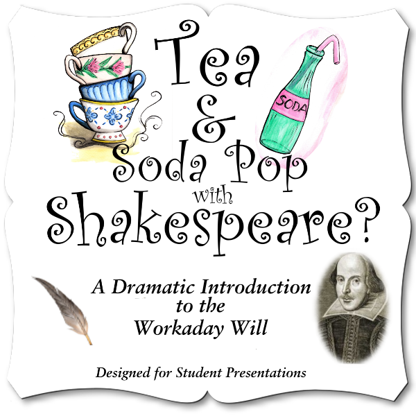 Tea & Soda Pop With Shakespeare, A Dramatic Introduction Clipart (600x600), Png Download
