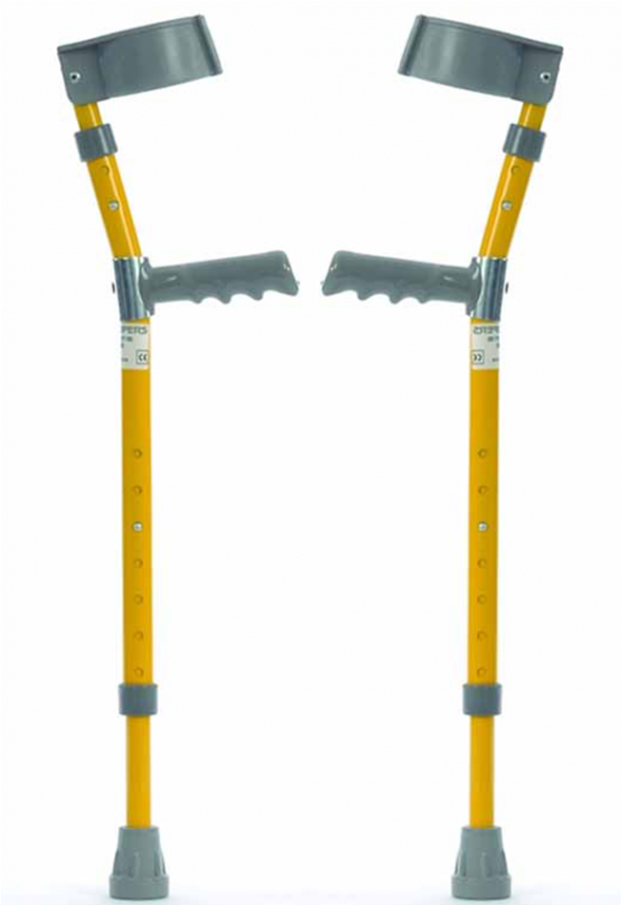 Children's Elbow Crutches 6-10 Years - Elbow Crutches Clipart (904x904), Png Download