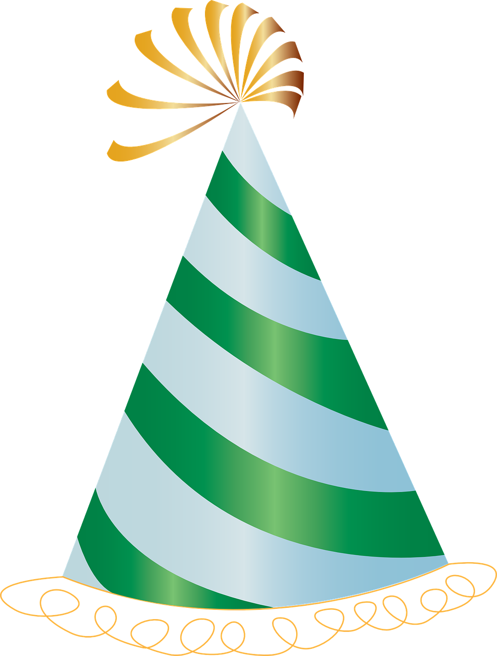 Party Hat Celebration Birthday Png Image - Party Hat Clip Art Transparent Png (970x1280), Png Download