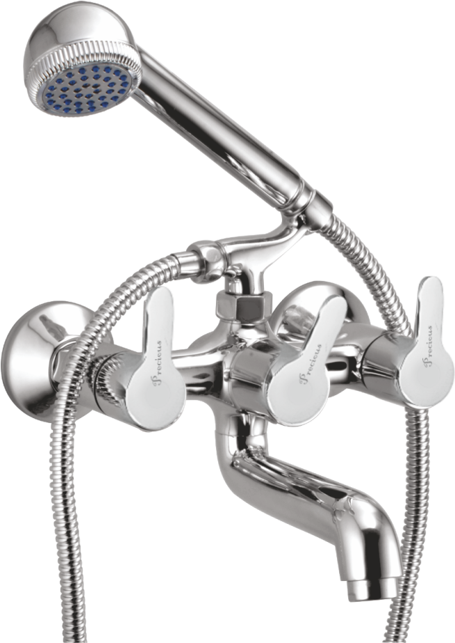 Wall Mixer Telephonic With Crutch - Shower Head Clipart (1001x1001), Png Download