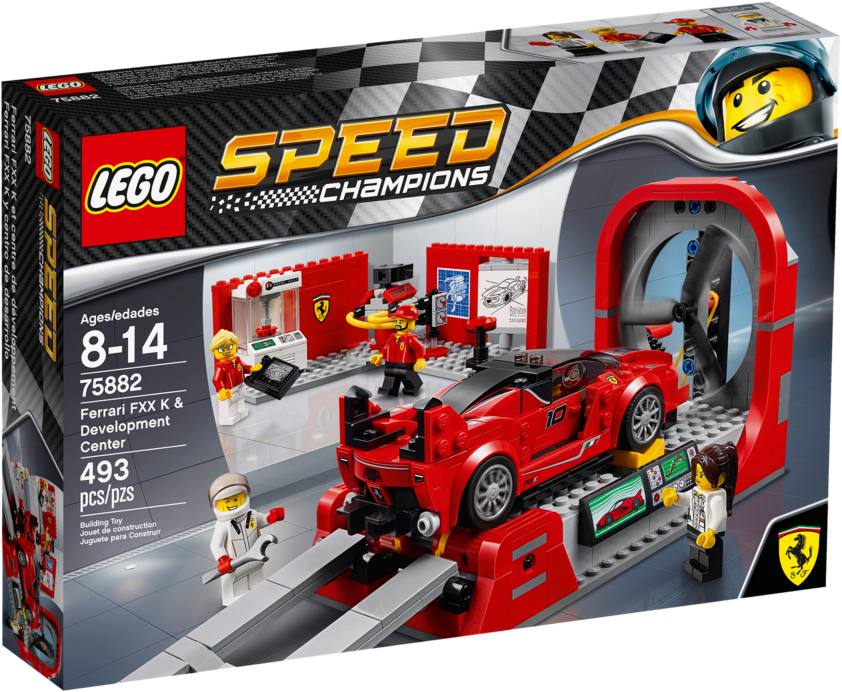 Lego Speed Champions Ferrari Fxxk Clipart (1200x900), Png Download