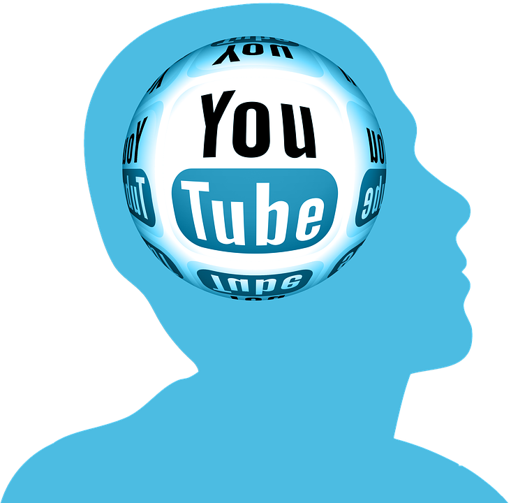 Head Circle You Tube Youtube Networks Internet - Youtube Icon Clipart (732x720), Png Download