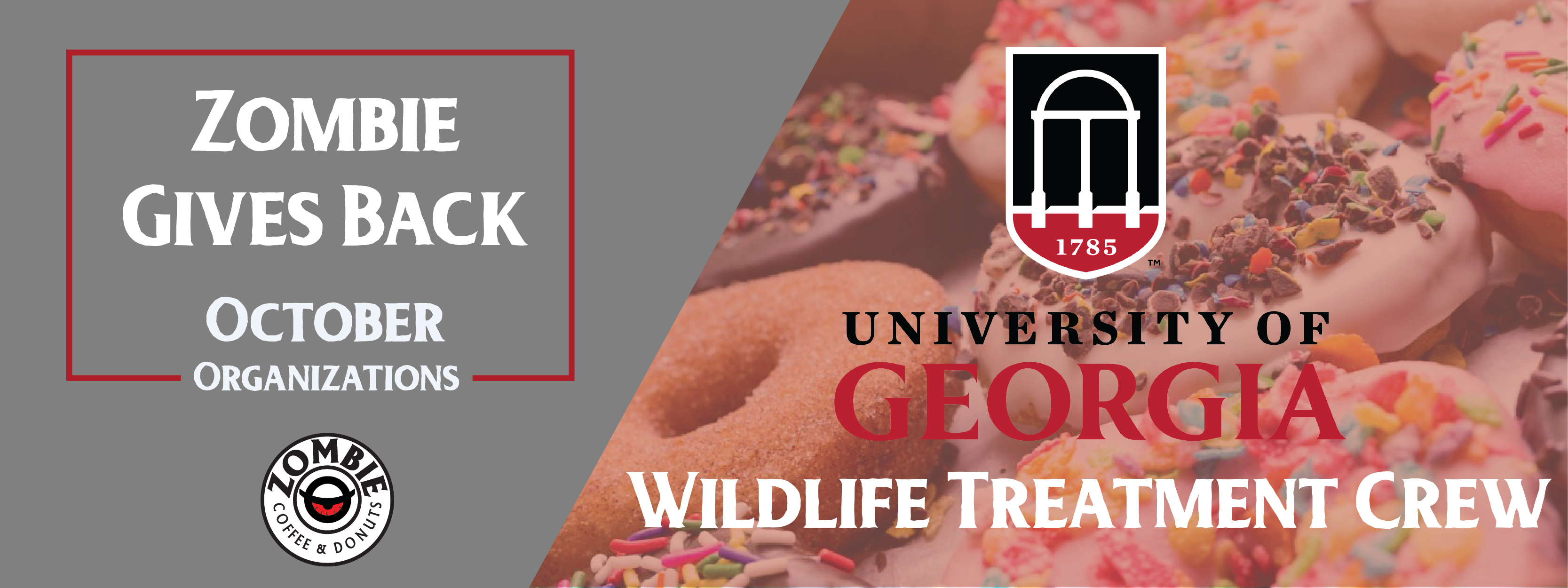 04 Oct Uga Wildlife Treatment Crew - Poster Clipart (3334x1250), Png Download