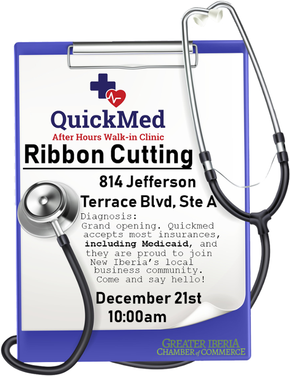 Quickmed Ribbon Cutting - Doctor Clipboard Clipart Png Transparent Png (600x773), Png Download