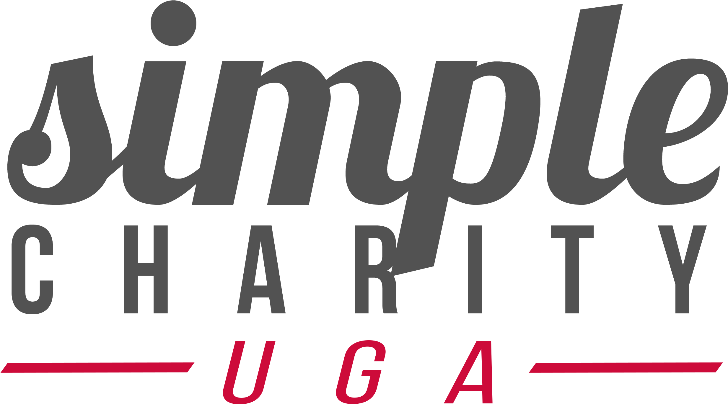 Simple Charity Uga - Human Action Clipart (2491x1383), Png Download