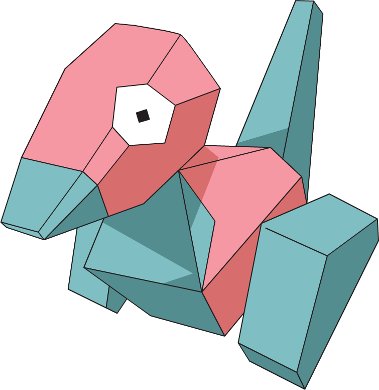 Pokemon Porygon Png Clipart (755x776), Png Download
