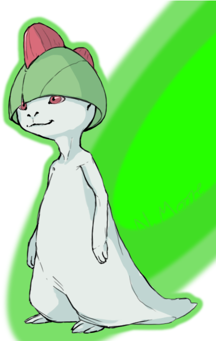 136kib, 469x695, Ralts By Goosechimera-d3f3tk2 - Ralts In Real Life Clipart (469x695), Png Download