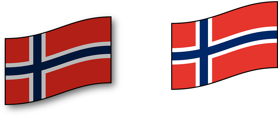 Norway Scandinavia Flag Country - Norway Flag Clip Art - Png Download (960x480), Png Download