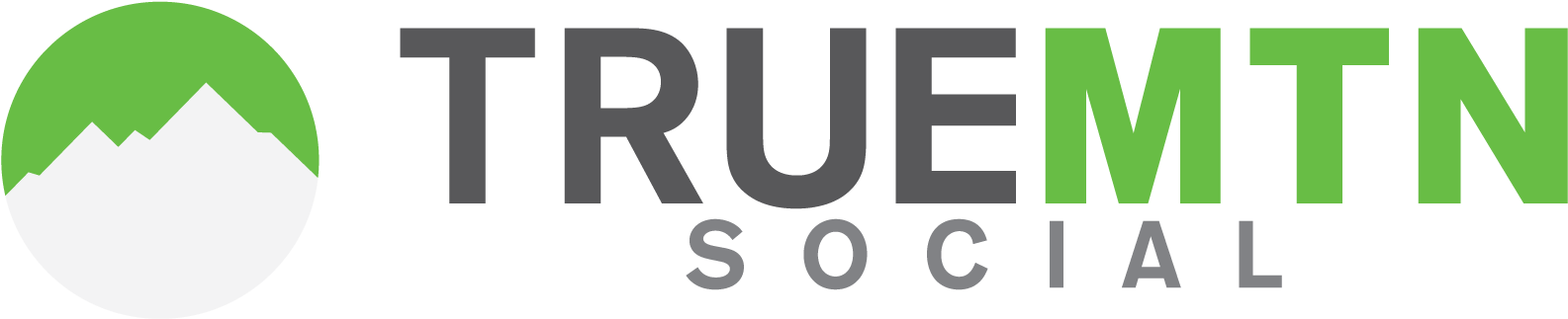 Truemtn Social Dark Logo - Parallel Clipart (1600x322), Png Download