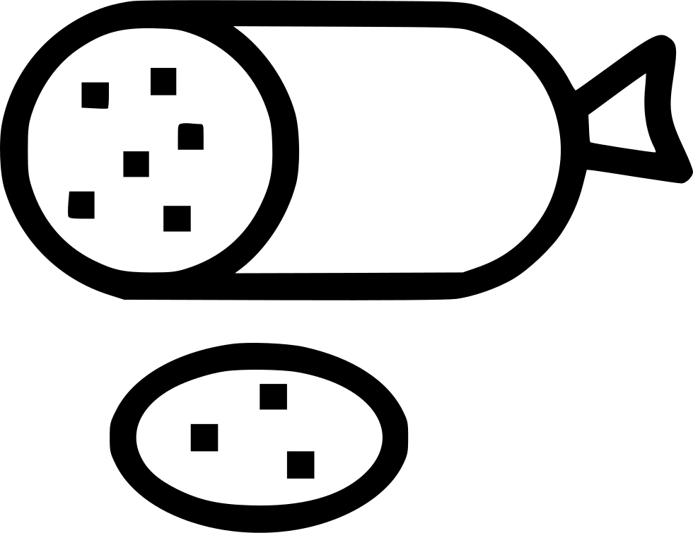 Png File - Колбаса Иконка Png Clipart (980x754), Png Download