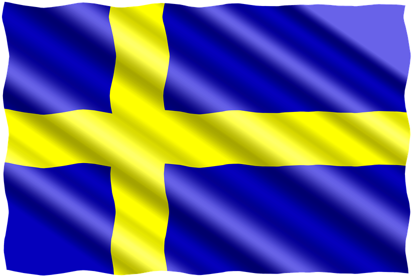 International, Flag, Sweden - Sveriges Flagga Transparent Clipart (960x640), Png Download