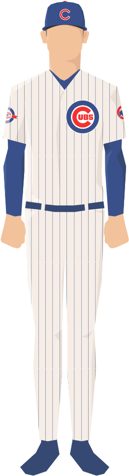 Anthony Rizzo - Chicago Cubs Clipart (430x1000), Png Download