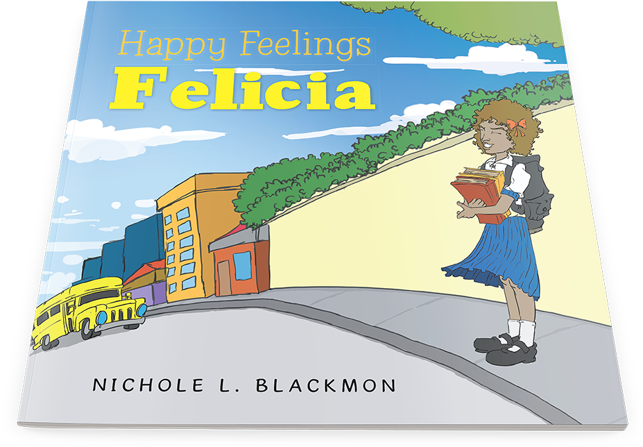 Happy Feelings Felicia [book] , Png Download - Cartoon Clipart (927x644), Png Download