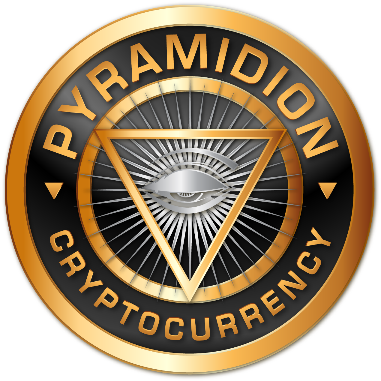 Pyramidion Cryptocurrency - Emblem Clipart (1333x1333), Png Download