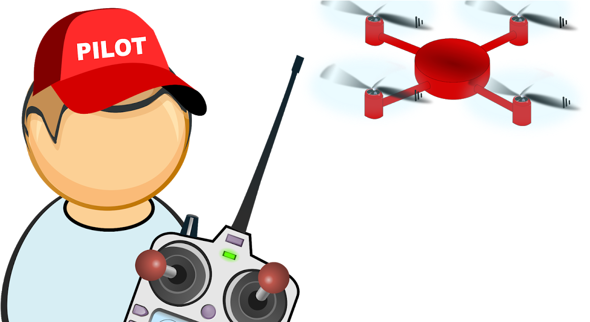 Drone Vector Clipart (1200x630), Png Download