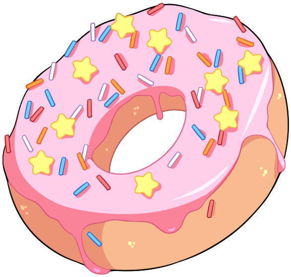 I'm On A Diet So The Only Way I Can Satisfy My Constant - Doughnut Clipart (700x700), Png Download