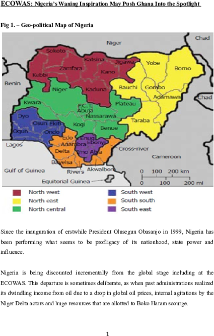 Doc - Nigeria Geopolitical Zones Map Clipart (600x776), Png Download