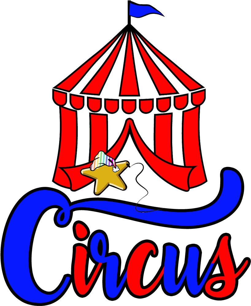 Experience All The Fun Of The Circus At Your Own Slumber - Tents Clipart (1000x1000), Png Download
