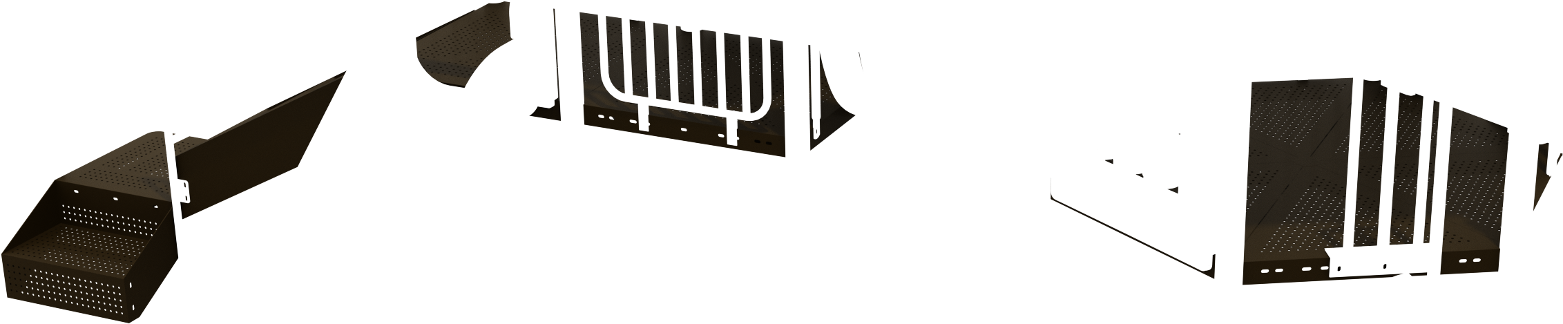 Painted Parts - Stencil Clipart (3000x2250), Png Download