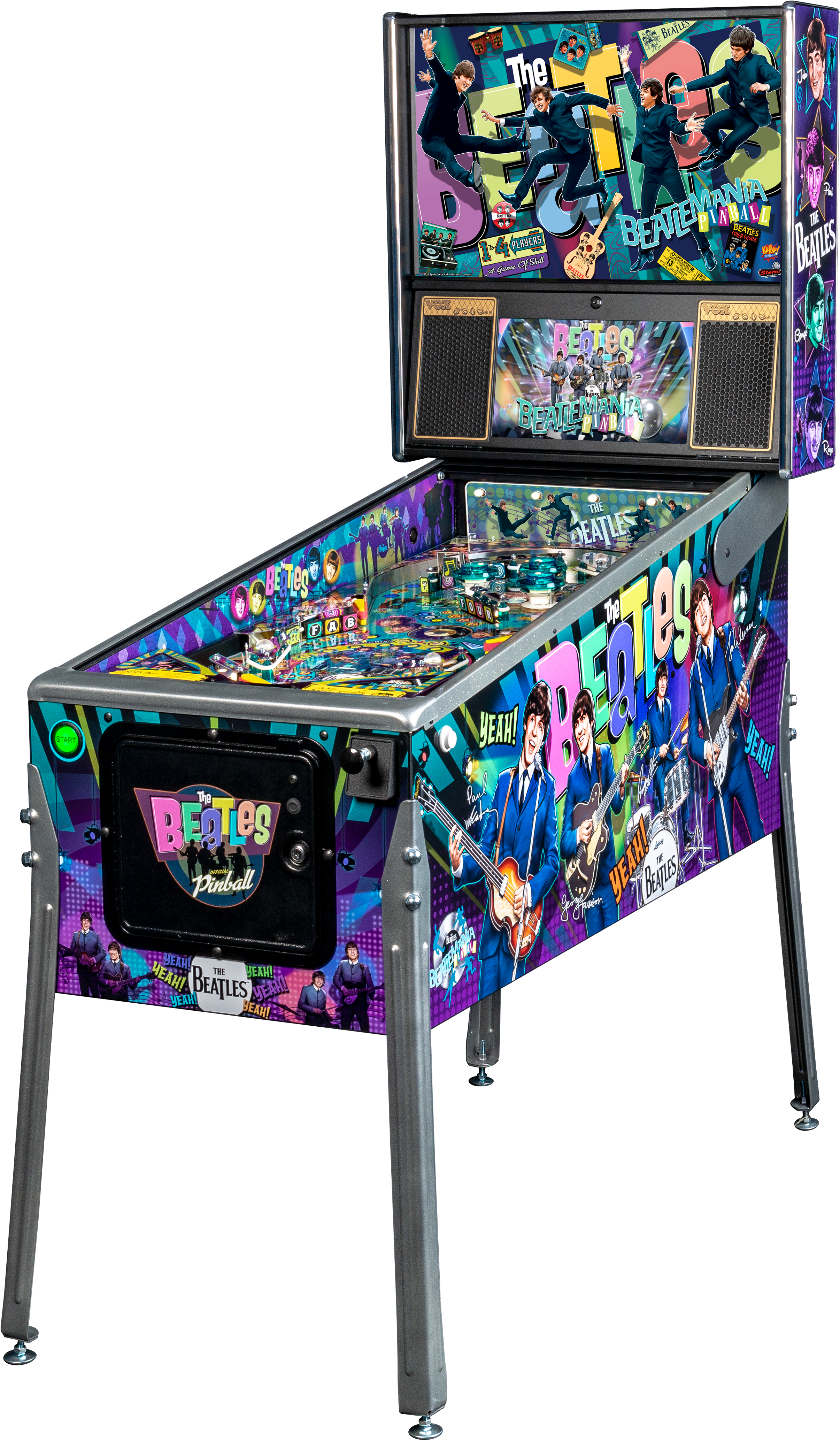 The Beatles Stern Platinum Transparent Background - Stern Beatles Pinball Clipart (3132x4918), Png Download
