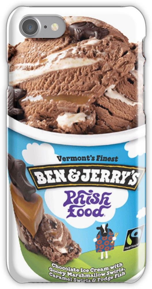 Phish Food Ben And Jerrys Iphone 7 Snap Case - Ben And Jerrys Phish Food Clipart (750x1000), Png Download