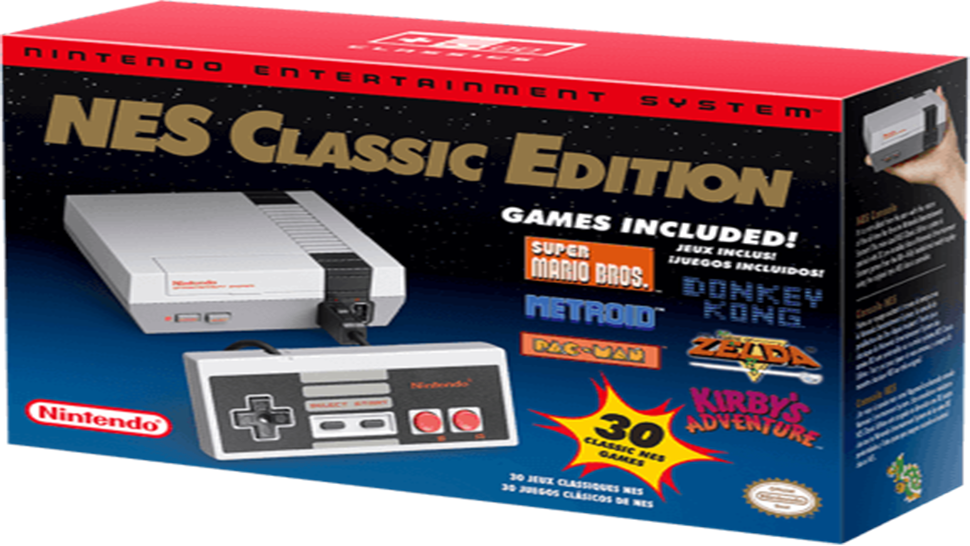 Nes Classic Edition Coming Back In - Nes Classic Best Buy Clipart (1920x1080), Png Download