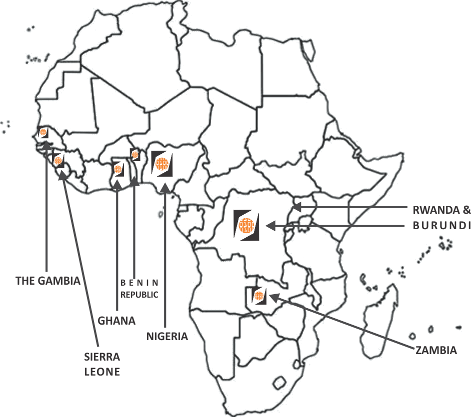Djl Africa Map - Africa Countries Blank Maps Clipart (942x835), Png Download