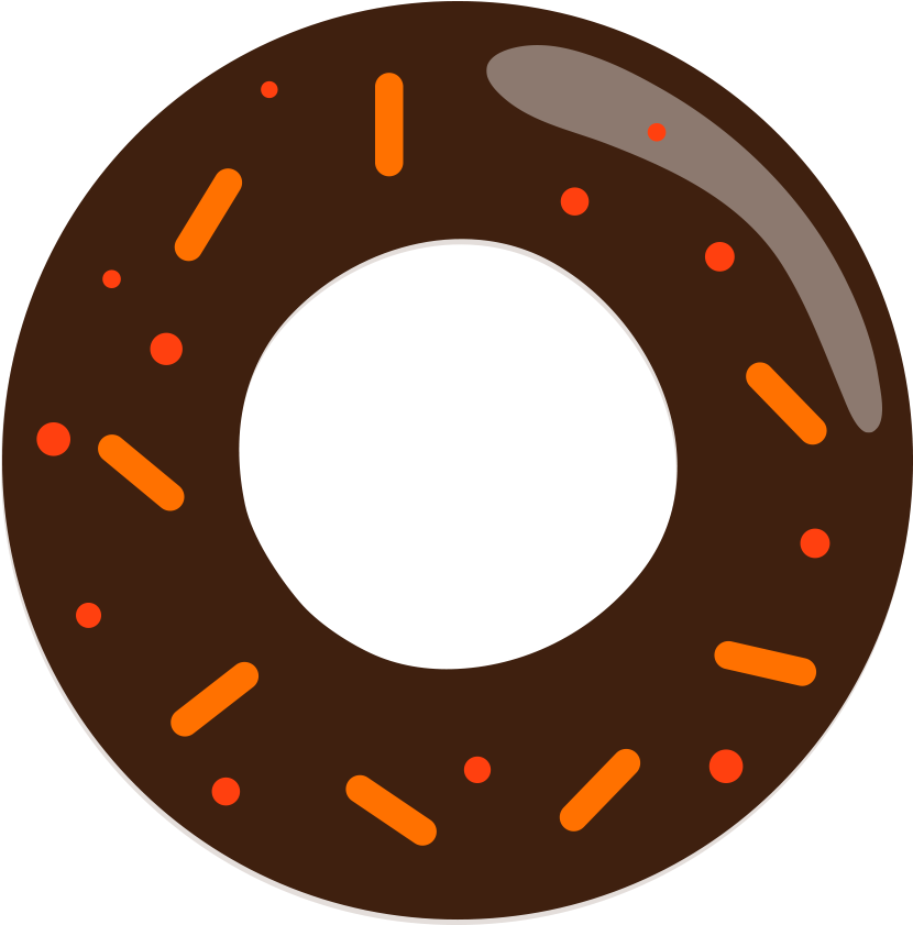 Clip Black And White Library Bagel Drawing Coffee Donut - Circle - Png Download (830x841), Png Download
