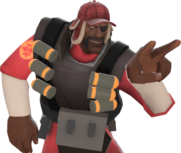 709px-winter Woodsman Demoman - Tf2 Demoman End Of The Line Clipart (709x600), Png Download