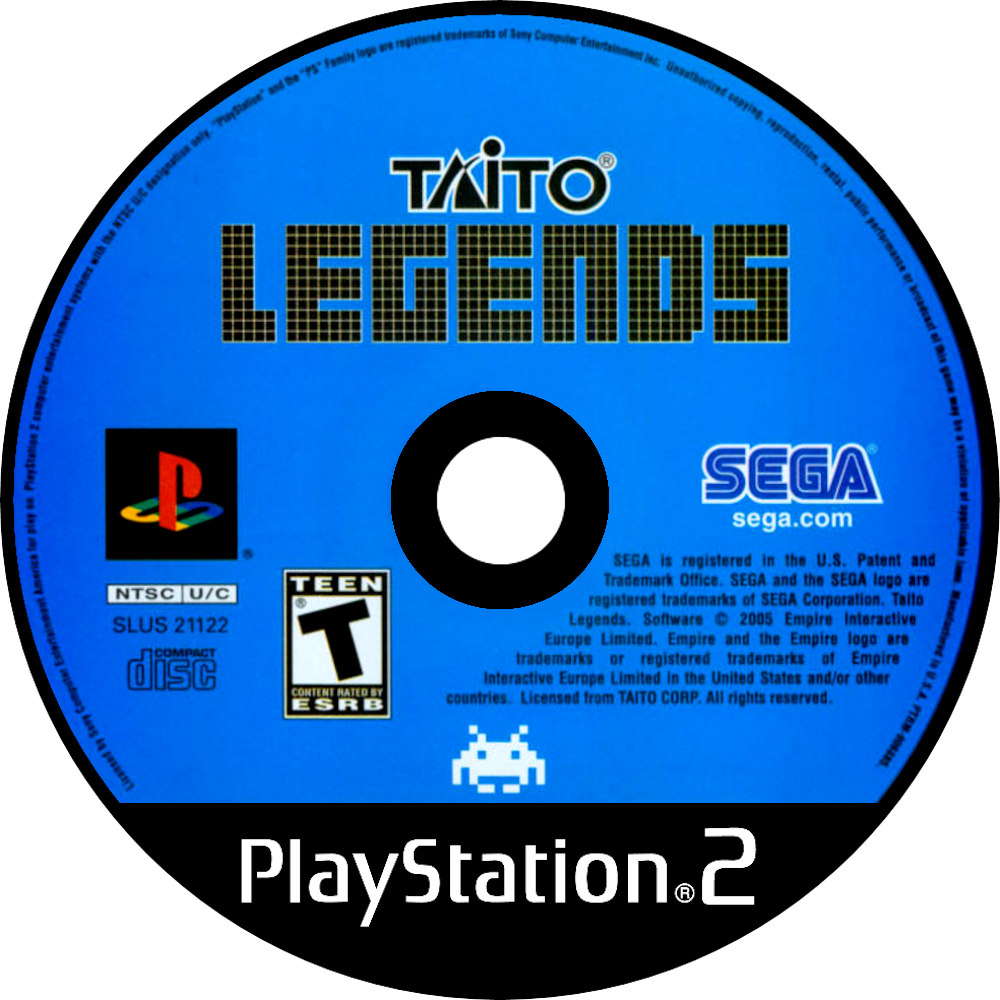 Taito Legends - Cd Clipart (1000x1000), Png Download