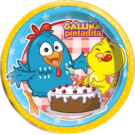Baby Sticker Algum Gallina Pintadita , Png Download - Galinha Pintadinha Em Png Clipart (561x563), Png Download