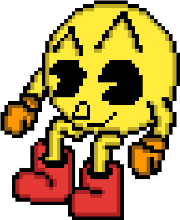 Pacman Sketch Clipart (600x600), Png Download