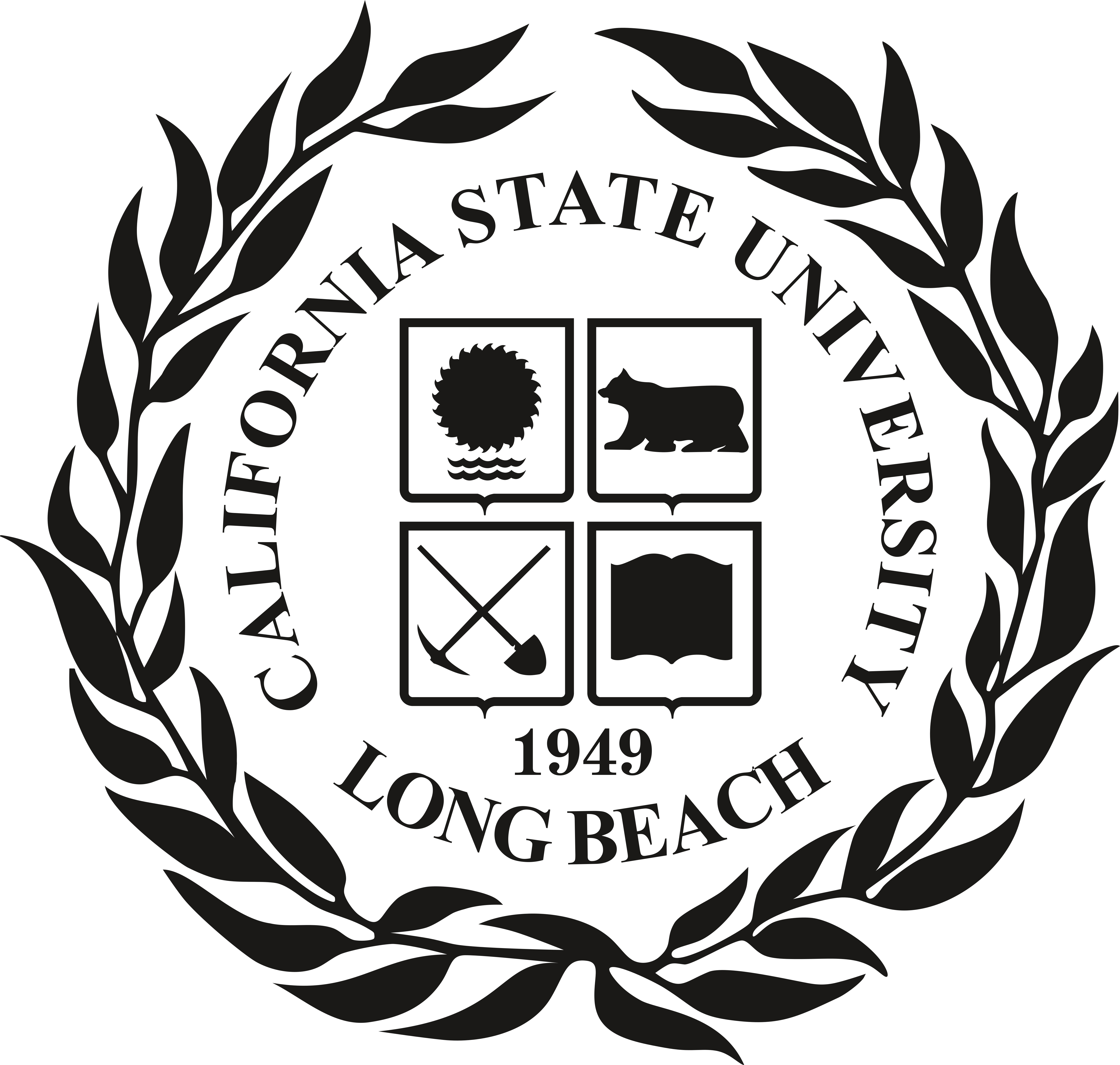 California State University Long Beach - California State University Long Beach Seal Clipart (5000x4754), Png Download
