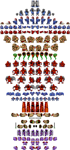 Ghosts 'n Goblins - Ghosts N Goblins Monsters Clipart (518x604), Png Download