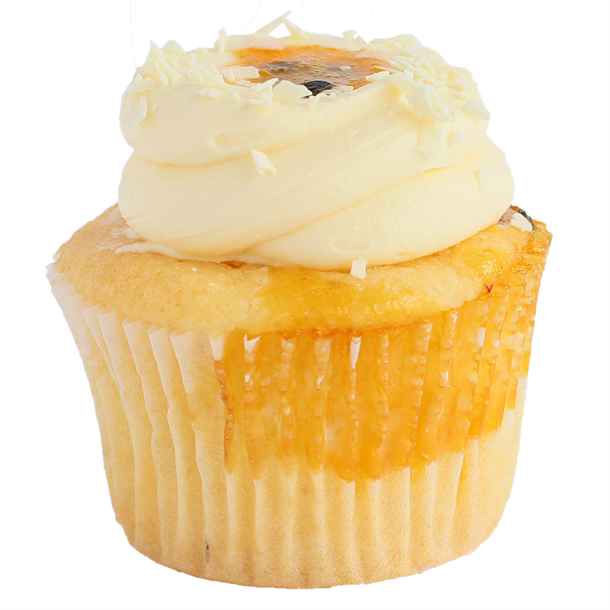 Png Free Stock Passionfruit White Choc Collection Central - Cupcake Clipart (2000x2000), Png Download