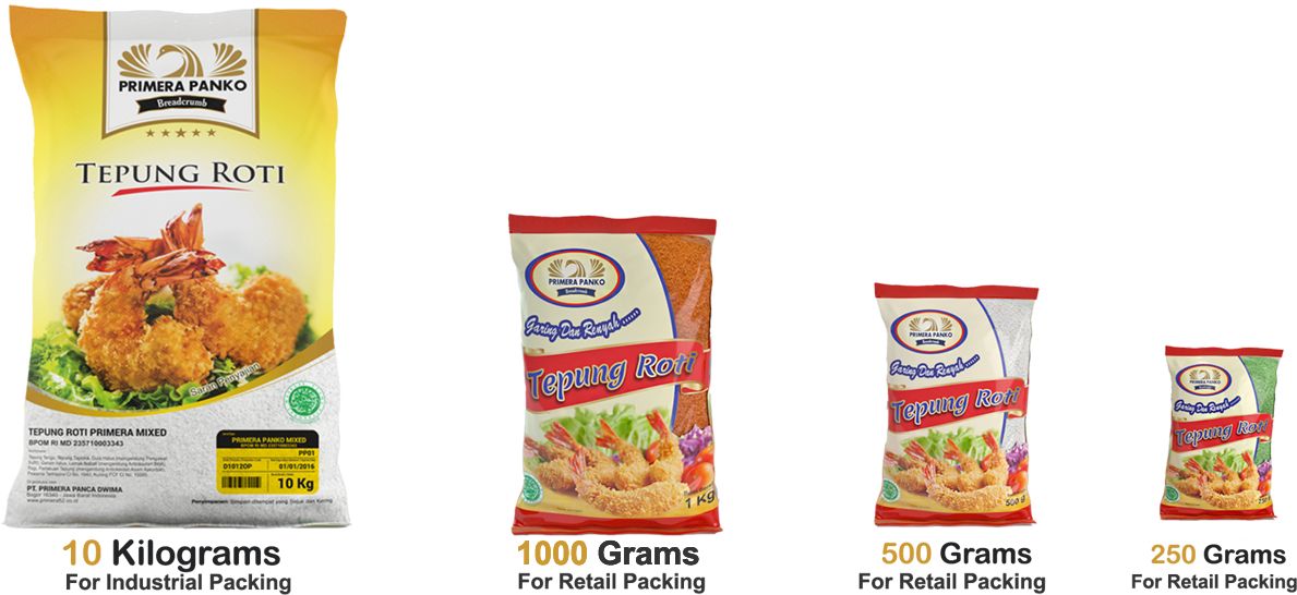 Primera Panko Packaging - Bread Crumb Packaging For Food Clipart (1189x546), Png Download