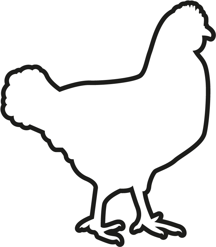 Gallina - Typography Animals Clipart (907x907), Png Download