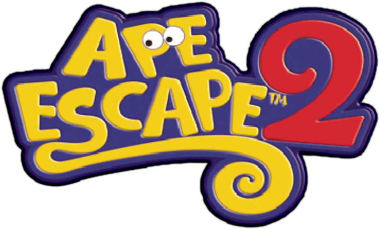 Ape Escape 2 Usa - Ape Escape 2 Logo Clipart (753x455), Png Download