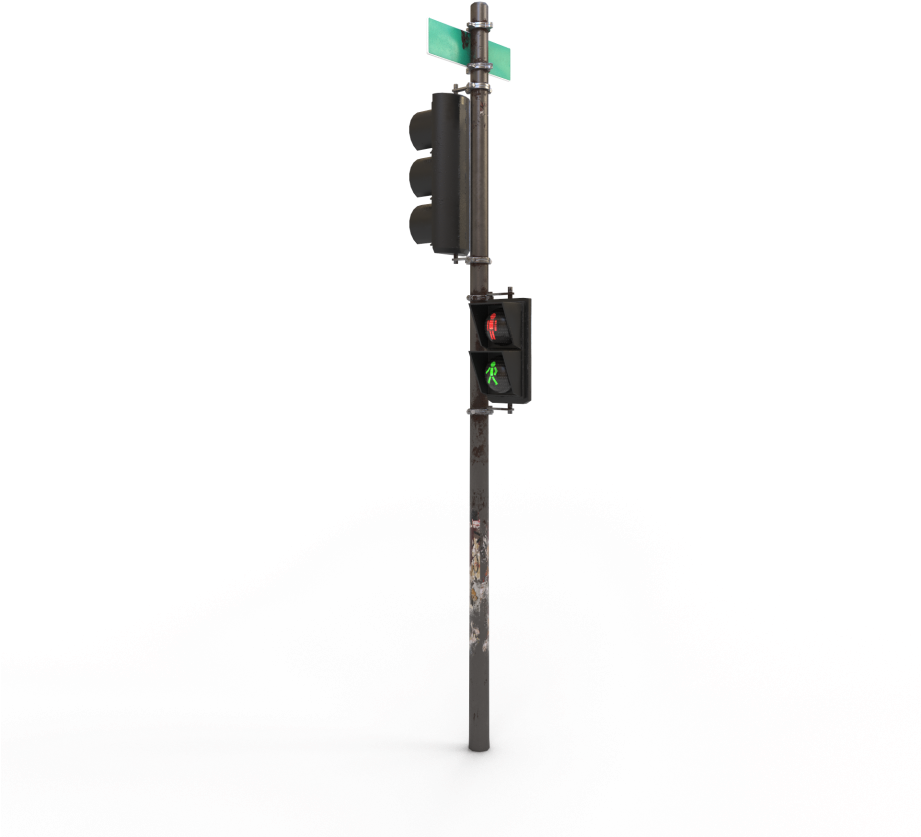 Traffic Light Textures Royalty Free Model Preview Png - Traffic Light Clipart (921x837), Png Download