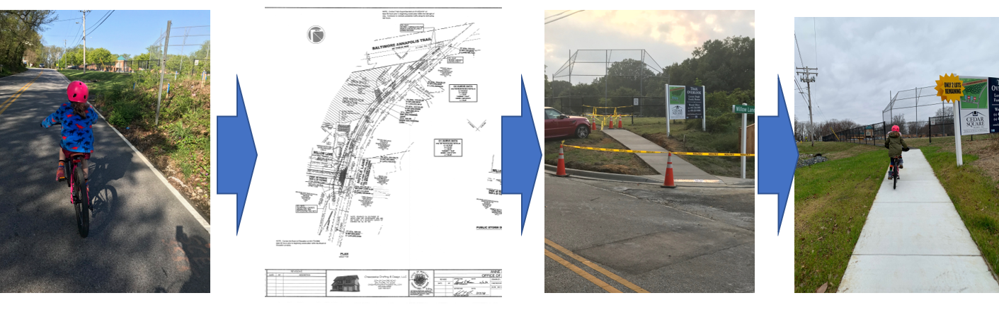 New County Law Will Bring More Bike & Pedestrian Connections - Junction Clipart (1411x438), Png Download