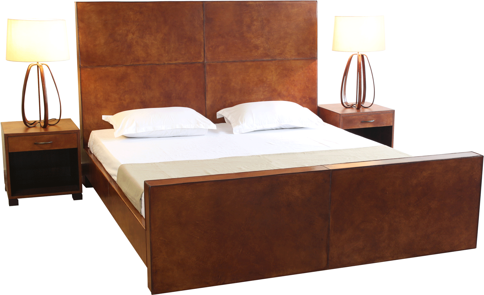 Big Heart Double Bed - Bed Frame Clipart (2000x2400), Png Download