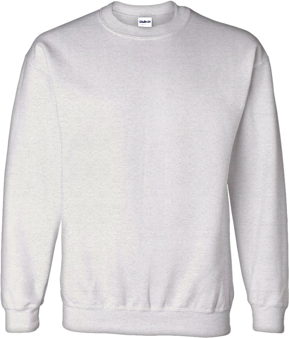 Vector Hoodie Crew Neck Sweater - White Crew Neck Png Clipart (936x1138), Png Download