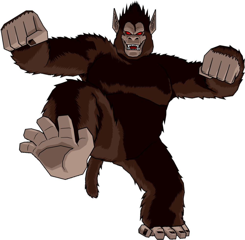 Ape Png - Dbz Oozaru Clipart (1024x1024), Png Download